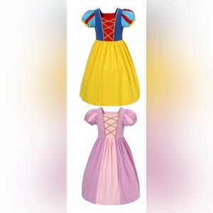 Two Soft Princess Dresses Size 3-4 T EUC